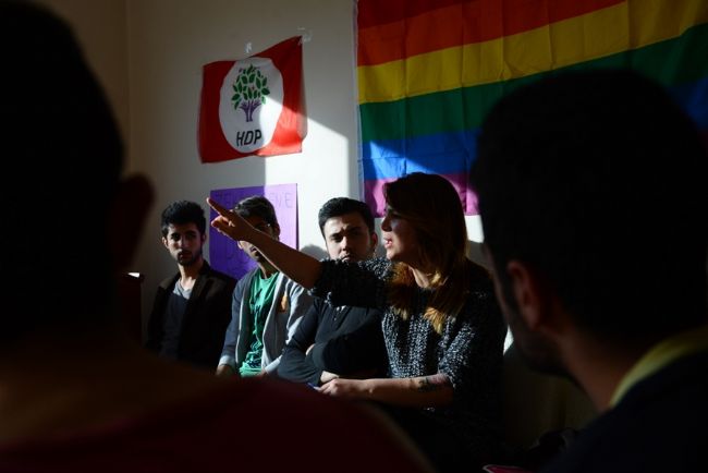 SDP LGBTI Seçim Bürosu, Kadıköy, 22 Mart 2014. Fotoğraf: Simru Hazal Civan