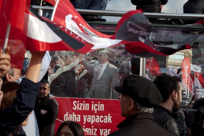 CHP mitingi, Kadiköy, 29 Mart 2014. Fotoğraf: Tümay Göktepe