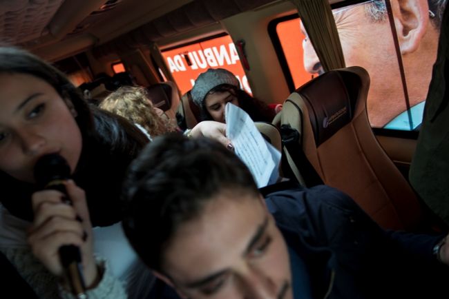 CHP Şişli gençlik kolları, 25 Mart 2014. Fotoğraf: Simru Hazal Civan