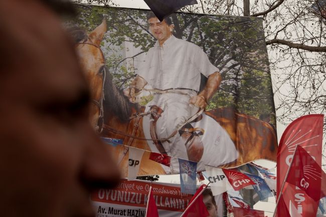 CHP Mitingi, Beşiktaş, 27 Mart 2014. Fotoğraf: Tümay Göktepe