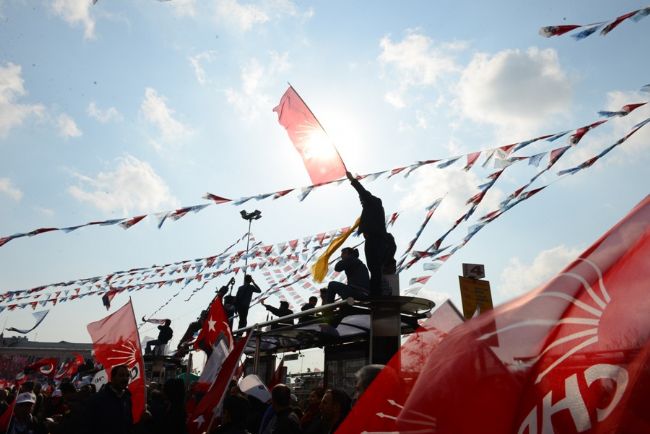 CHP mitingi, Kadiköy, 29 Mart 2014. Fotoğraf: Simru Hazal Civan