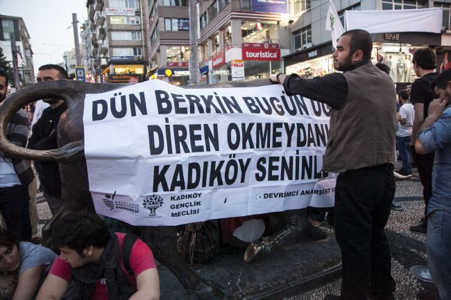 Okmeydanı'ndaki Polis Cinayetleri Kadıköy'de Protesto Edildi